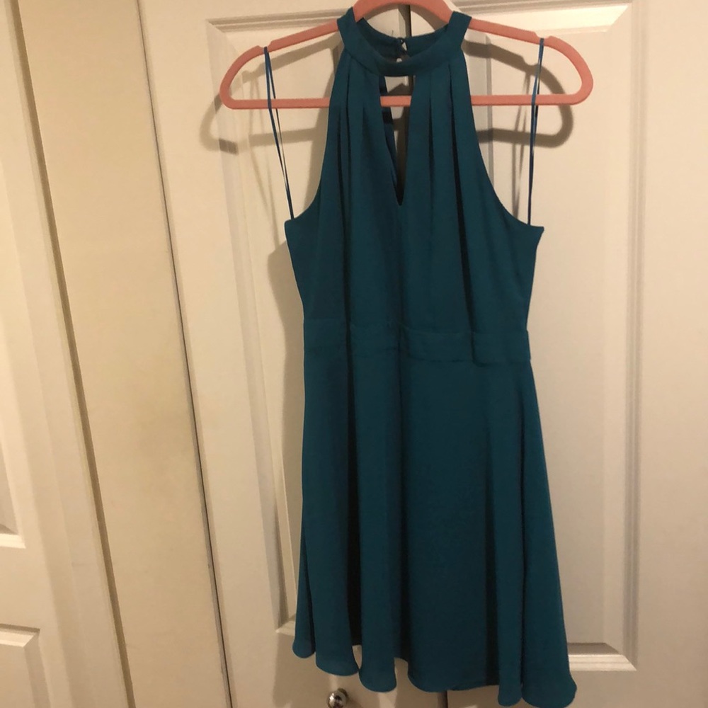 Teal express dress